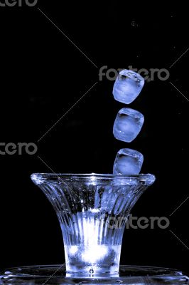 Juggling ice