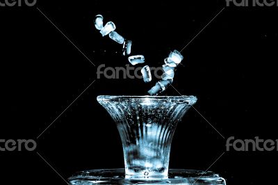 Juggling ice