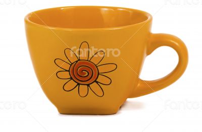 Ceramic Cup on a white background.