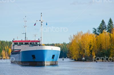 River Cargo Ship