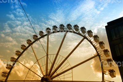 Ferris wheel in the Hafen City