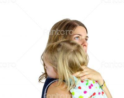 Mother carrying her baby