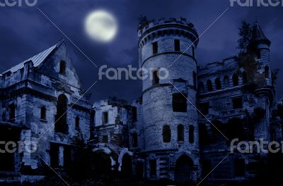 Old gothic manor