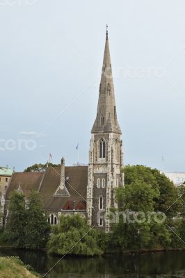 St Alban`s Anglican church in Copengagen