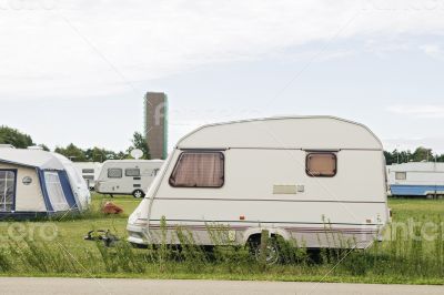White trailer