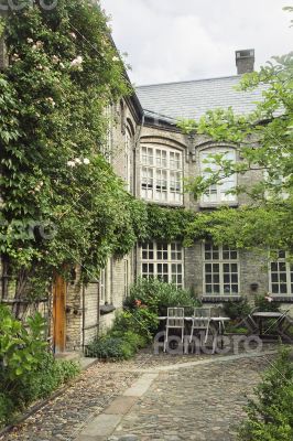 Summer courtyard