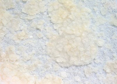 Raw salt texture