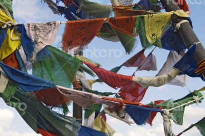 Buddhist prayer flags