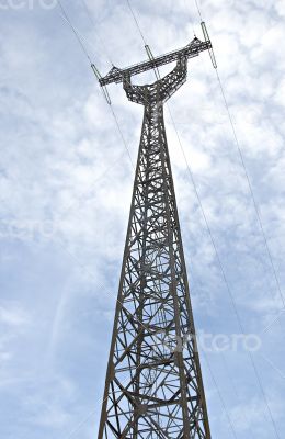 Power transmission pole