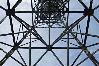 Power transmission pole
