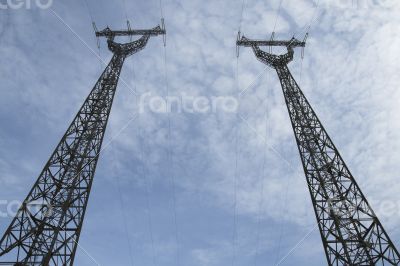 Power transmission pole