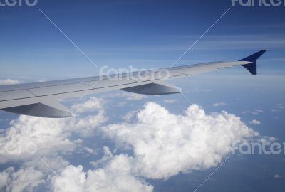 View from an airplane