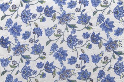 Fabric with flower pattern