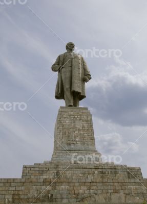 The biggest Lenin`s monument in the world