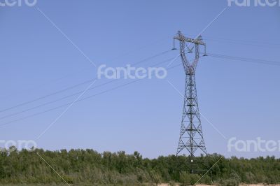 Power transmission pole