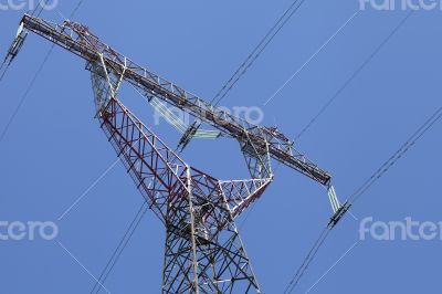 Power transmission pole