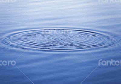 Circle on water