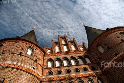 Holstentor gate of LÃ¼beck