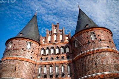 Holstentor gate of LÃ¼beck