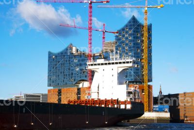 View of the Elbe Philharmonic Hall 
