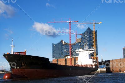 View of the Elbe Philharmonic Hall 