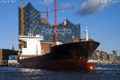 View of the Elbe Philharmonic Hall 