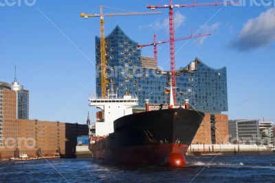View of the Elbe Philharmonic Hall 