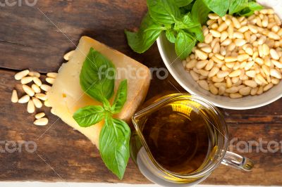 Italian basil pesto ingredients