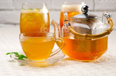 fresh selection of tea 