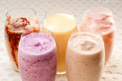 selection of fruits long drinks