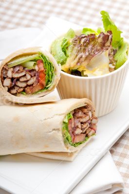 kafta shawarma chicken pita wrap roll sandwich