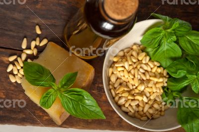 Italian basil pesto ingredients