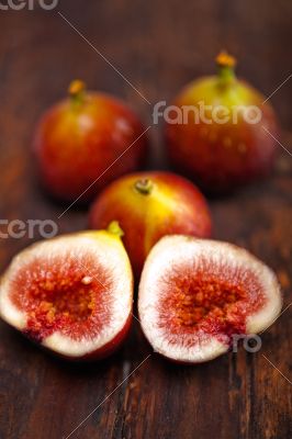 fresh figs over old wood