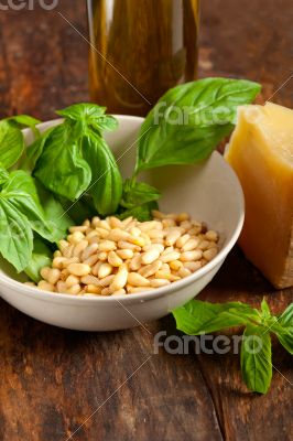 Italian basil pesto ingredients