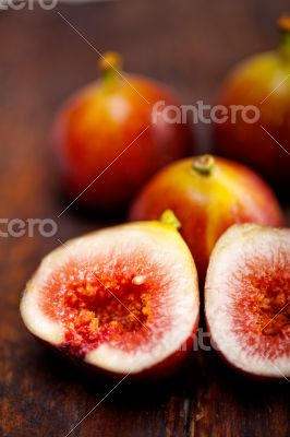 fresh figs over old wood