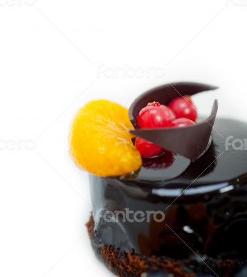chocolate and fruit cake