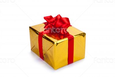 Gold gift box