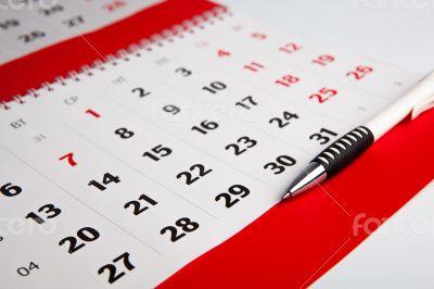 Calendar of the year