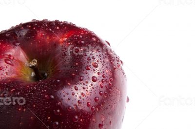 close-up of an apple