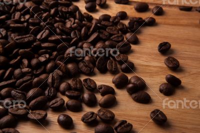 Roasted coffee beans