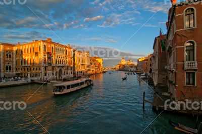 Venice Italy grand canal view
