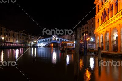 Venice Italy Rialto bridge view