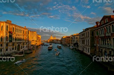 Venice Italy grand canal view