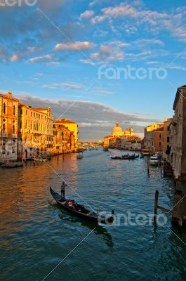 Venice Italy grand canal view
