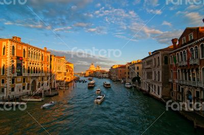 Venice Italy grand canal view