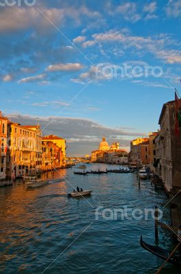 Venice Italy grand canal view