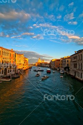 Venice Italy grand canal view
