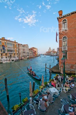 Venice Italy grand canal view