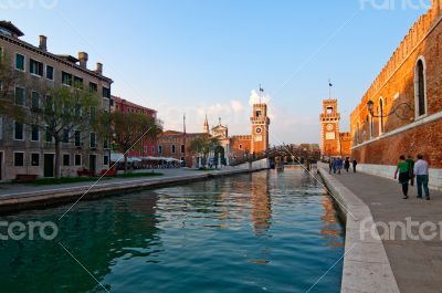 Venice Italy Arsenale 