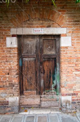 Venice Italy old door